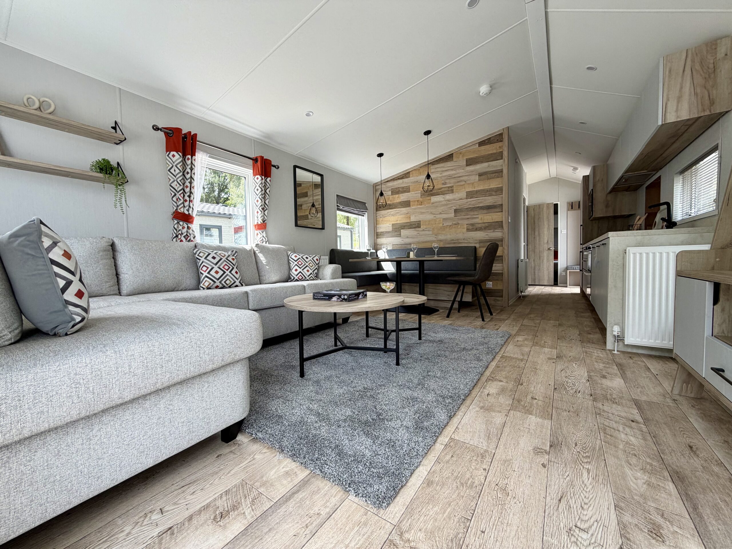 living area Willerby Astoria at Lodge Coppice