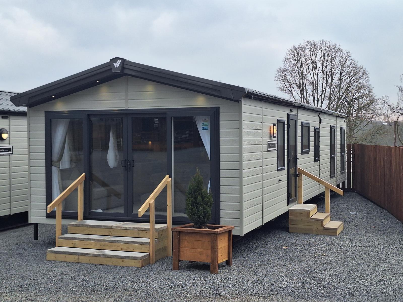 ee9f8871-ffa9-4f04-9fcf-27d1162eadbe Willerby Dorchester static caravan with distinct 2-tone exterior