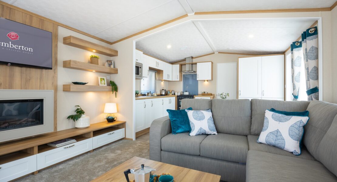 lounge through to kitchen in Open plan Pemberton Marlow