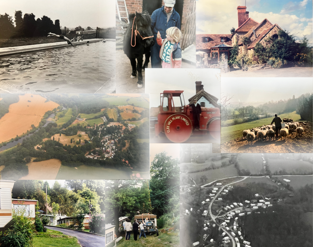 Collage of historic images of Bank Farm Properties & Leisure Ltd