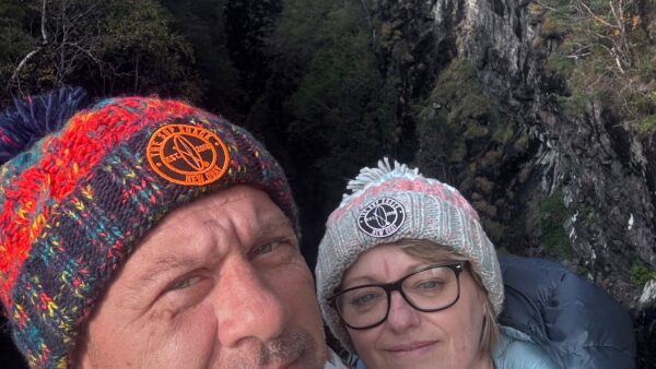 Sean & Alison, site wardens at Lodge Coppice Holiday Park