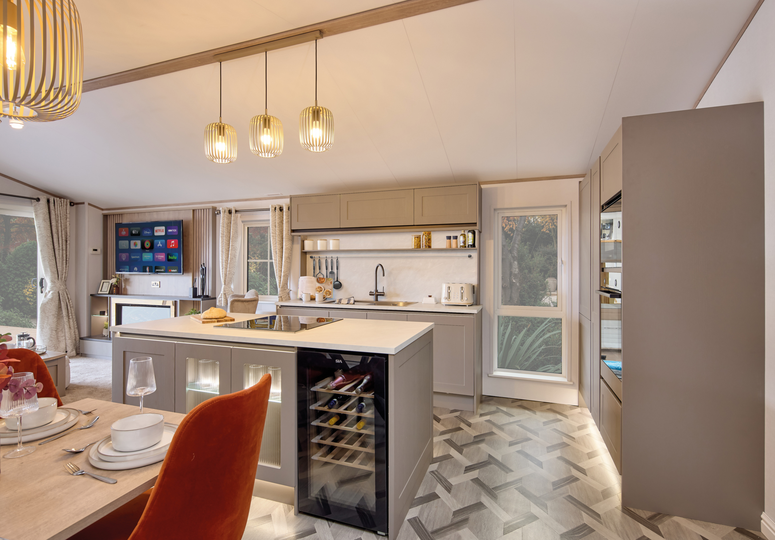 kitchen and dining room in the willerby vogue