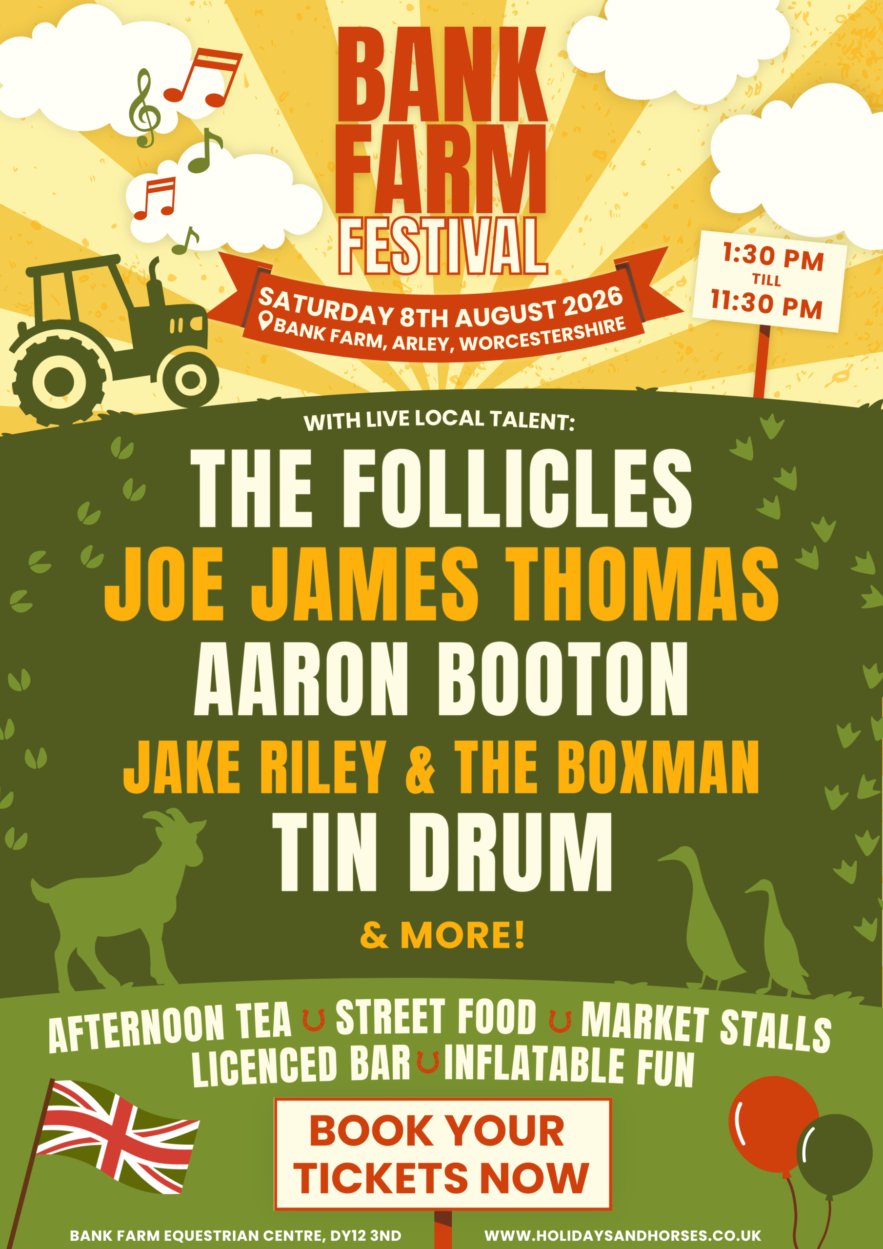 Bank Farm Fest 2026 Line Up