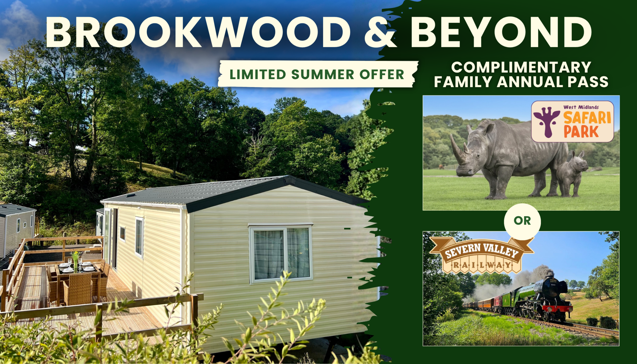 Brookwood & Beyond offer at Bank Farm Holiday Park