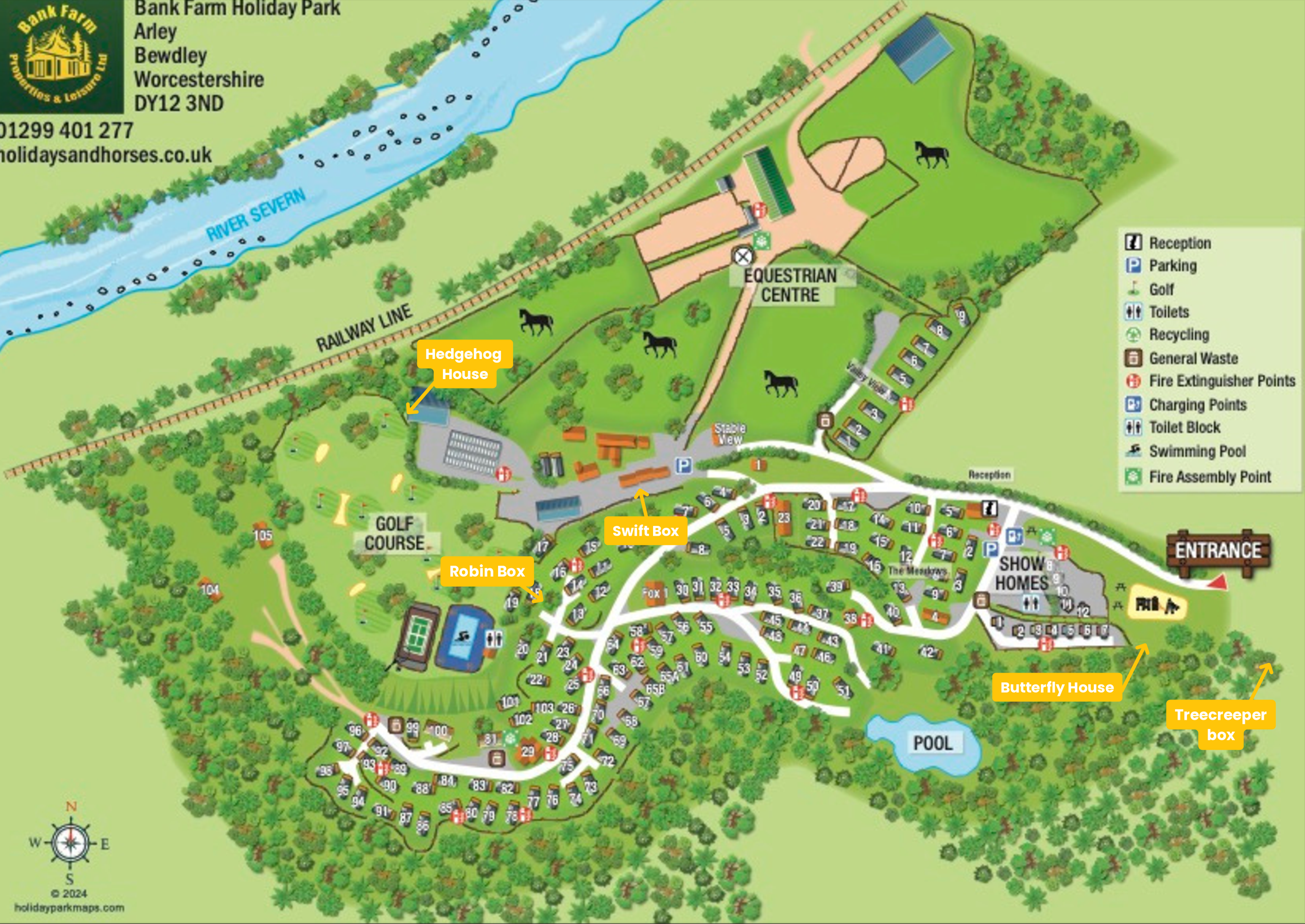 Bank Farm Home Sweet Home Map