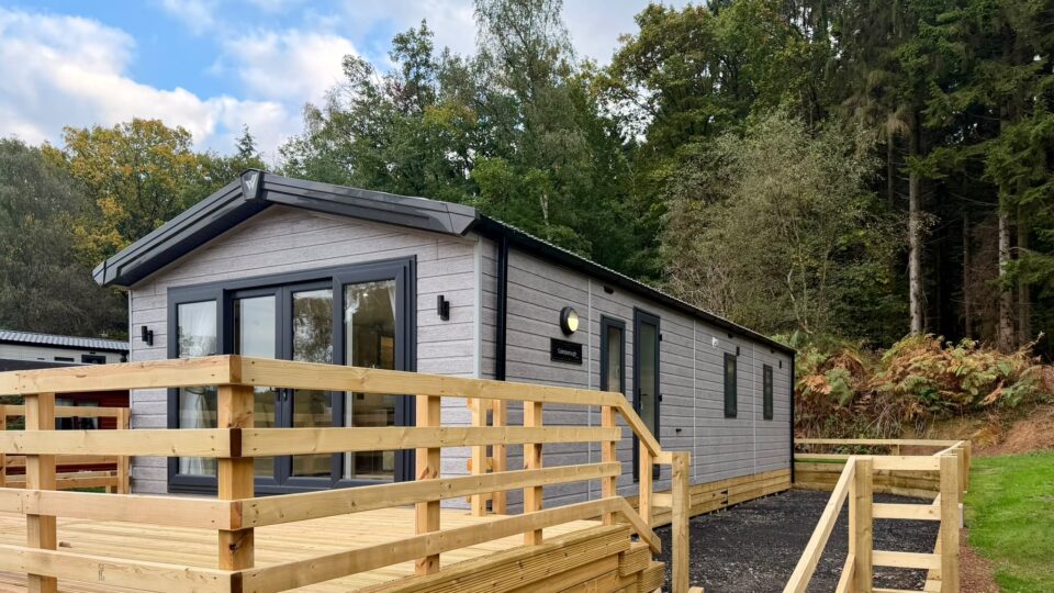Gainsborough Lodge exterior and decking